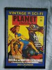 2021 Vintage SciFi Planet Stories Calendar-Brand-New Mint!