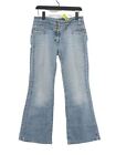 Next Women's Jeans UK 14 Blue Cotton with Other Flared