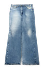 Vintage 80s Levi 517 Orange Faded Tab Bootcut Flared Denim Jeans Mens 36x32