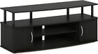 Large Entertainment Stand for TV Up to 55 Inch, Blackwood