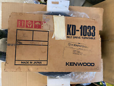 Kenwood Belt Drive Turntable KD-1033 NOS New Old Stock Never Used NICE Japan