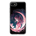 For Apple iPhone 6/7/8/SE 3 2022 Shockproof Case Cherry Blossom Moon Girl