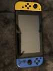 Nintendo Switch HAC-001(-01) Fortnite Wildcat Console Bundle - Yellow/Blue...