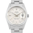 ROLEX Oyster Perpetual Date 15200 Silver bar U Number second hand mens