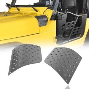 2Pcs Cowl Body Armor Cowling Cover Corner Guards for Jeep Wrangler TJ 1997-2006 (For: Jeep TJ)