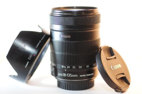 New ListingCanon EF-S 18-135mm 3.5-5.6 IS lens EW-73B for Digital EOS Rebel T8 80D 90D 70D
