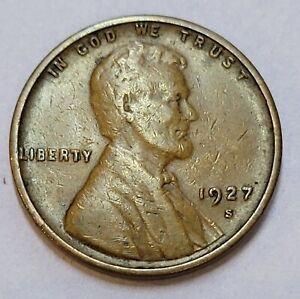 1927 S LINCOLN CENT  ++  BETTER DATE FINE COIN  ++ FREE SHIPPING ++