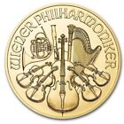 Random Year - Austrian Gold Philharmonic 1/4 oz .9999 Fine Gold - BU