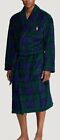 Polo Ralph Lauren Men's Sleepwear Robe Green Blue Plaid Size L/XL P297RL-4MR