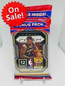 2020-21 Panini Prizm NBA Basketball (Cello Pack Fat Pack) 15 Cards Per Pack Zion