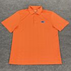 Cutter & Buck Mens Florida Gators Polo Short Sleeve Shirt Orange Size Large