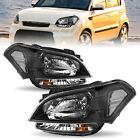 For 2010-2011 Kia Soul Black Headlights Headlamps Halogen Set Left+Right Side (For: 2011 Kia Soul)
