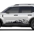 Mountain Forest 2Pcs Side Panel Vinyl Decal Kit Fits Ford Bronco Sport 2020+