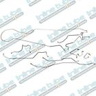 1989-93 Chevy Gmc S-10 2Wd Power Disc Brake Line Set Std Cab Shortbed Oem Steel (For: Chevrolet S10)