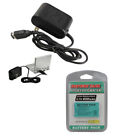 NEW Adapter AC Charger Wall Charger + 850 mAh Battery Game Boy Advance SP GBA SP