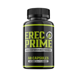 Erec Prime Supplement for Men Virility, ErecPrime Male Formula 60 Caps