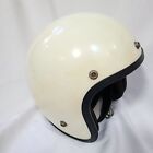 New ListingVtg 1966 Bell Style  Motorcycle Helmet Open Face USA size Med 6 1/8