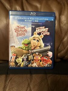 The Great Muppet Caper / Muppet Treasure Island Blu-Ray 1996 Sealed-No Slipcover