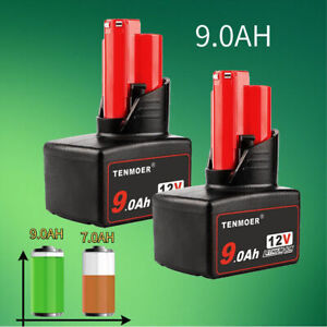 9000mAh For M12 Battery Lithium Extended Capacity Battery 48-11-0140 48-59-1812