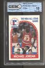 1989-90 Michael Jordan Hoops #21 Gem Mint 10 Chicago Bulls GOAT HOF MVP