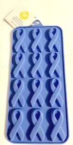Wilton Awareness Ribbon 12 cavity Silicone Candy Molds #2115-0-0116