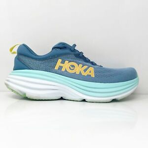 Hoka One One Mens Bondi 8 1123202 RHD Blue Running Shoes Sneakers Size 11.5 D
