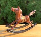 Vintage Metal Rocking Horse Collectible Rocking Americana Horse Figurine Gift!
