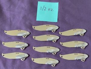 Lot Of 10 Vibrating Blade Bait 1/2oz. Nickel Plated