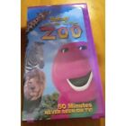 Barney - Lets Go to the Zoo (VHS, 2001) White Tape Clamshell Tested Rental