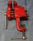 VINTAGE 3'' JAW TABLE MOUNT ANVIL VISE, PORTABLE HOBBY VICE MADE IN JAPAN