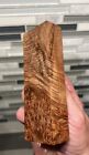 STABILIZED 5A Maple Burl Knife Block/Scales     5.25  1.75 x .1.05     (1086)