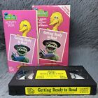 Sesame Street Home Video Getting Ready To Read VHS 1986 With Activity Book