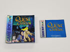 Quest for Camelot  Authentic Nintendo Game Boy Color Box & Manual * damage