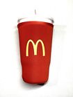 McDonalds Koozie JAVA SOK Red Large LG 32oz Insulated Neoprene Cup Sleeve Arch