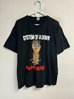 System of a Down Men's T-Shirt 2XL Adult Black Mezmerize Band Tee Heavy Metal