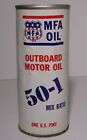 New Old Stock Vintage MFA Outboard Motor Oil for 2 Cycle Engines Pint Metal Can