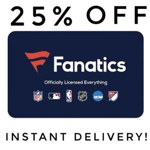 25% Off Promo Code for Fanatics.com Fanatics Coupon-Codes