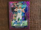 Justin Herbert Auto 2020 Prizm #325 RC Purple Power 22/49 GREAT CARD JUST PULLED