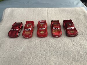 Disney Pixar Cars Rare Lot Lightning McQueen Dirt Track & Cruisin & Rust-eze
