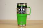 YETI Rambler 20 Oz Travel Mug With Handle and Strong Hold Lid Canopy Green