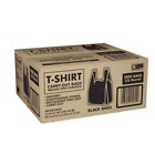 Black T-Shirt Carryout Bags Grocery 11.5