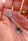SOLID 925 Sterling silver Mini Spoon, Small spoon for baby / Sugar Serving Spoon