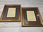 Home And Garden Party Picture Set of 2 Religious Amazing Grace Old Rugged Cross