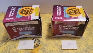 Panini FIFA World CUP  Qatar 2022 Stickers Boxes Opened, Damages. 99 Pkgs Total.