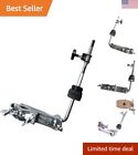 Versatile Cowbell Mount Clamp with Cymbal Stand Extension for Drum Kit Expansion