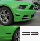For Ford Mustang 2010-2014 Smoked Black Side Wheel Eyebrow Warning Light Cover (For: Ford Mustang GT)