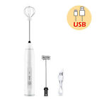 USB Rechargeable Handheld Electric Coffee Milk Frother Whisk Mixer Egg Beater