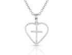 Montana Silversmiths Necklace Womens Faith Within Heart 19