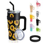 30 oz Tumbler with Handle,Stainless Steel Double Wall Vacuum Insulated Travel...