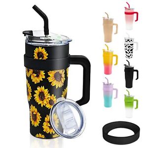 30 oz Tumbler with Handle,Stainless Steel Double Wall Vacuum Insulated Travel...